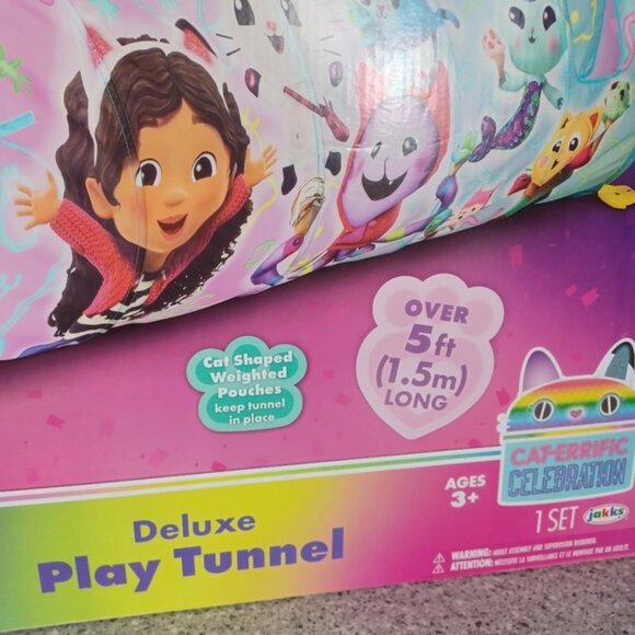 Tunnel Tent Gabby's Dollhouse Kids Fun Crawling Tunnel Toy - Picture 2 of 5